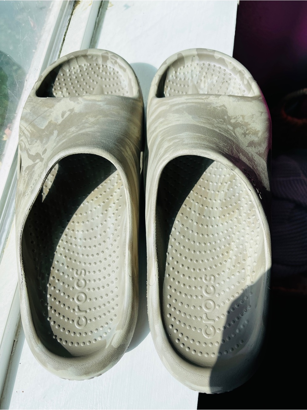 CROCS Mellow Recovery Slide Sandals M7 W9 - Picture 4 of 6
